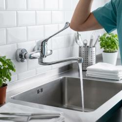 kitchen-sink-chrome-faucet-medic-long-handle